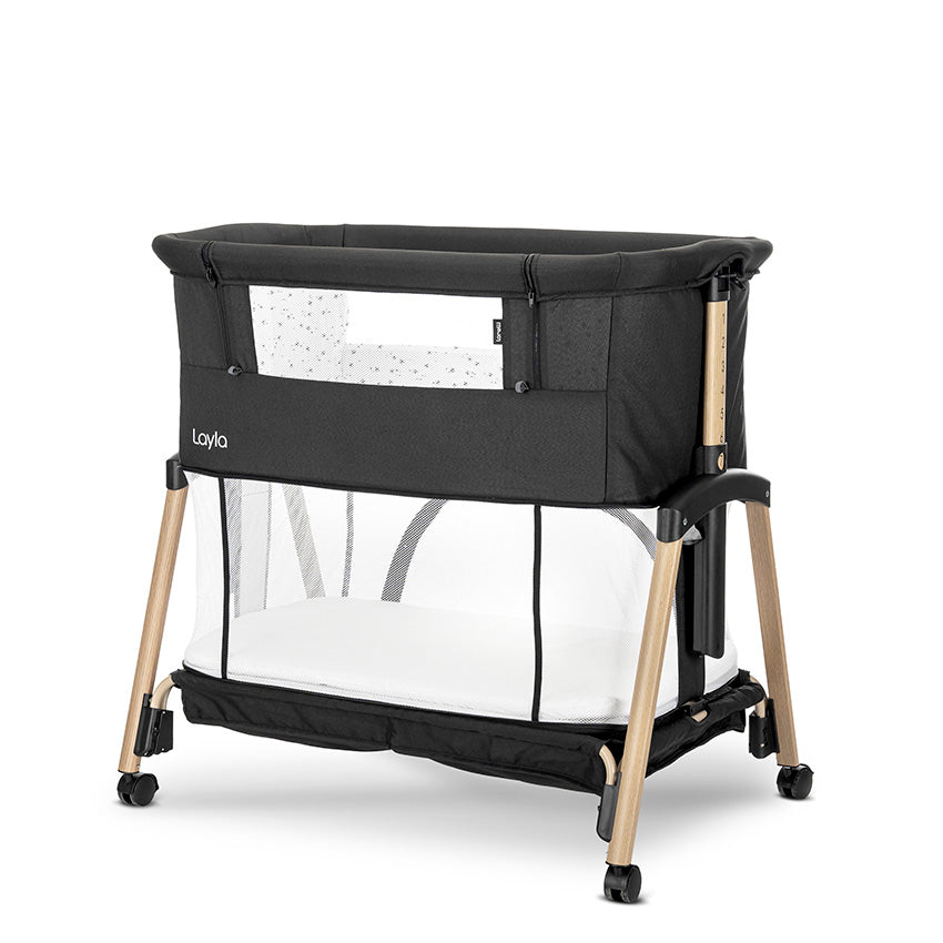 Pătuț Co-Sleeper Lorelli Layla 2 în 1, Black | infant.ro - Black (3) [ps:34cd6b63-fc56-4981-96ba-b93ed33eeb5c]