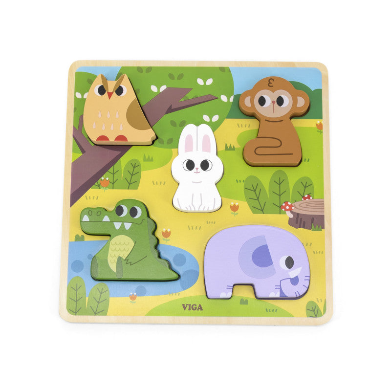Puzzle senzorial Animale din padure, Viga [ps:e4d88b42-2fae-422c-93cd-026b3d854713]