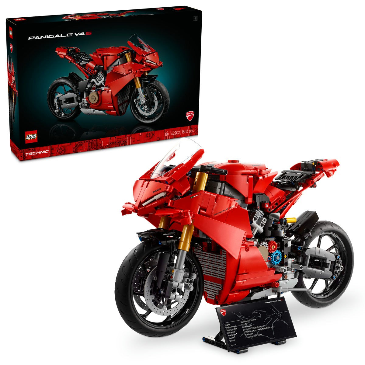 LEGO TECHNIC MOTOCICLETA DUCATI PANIGALE V4 S 42202 - Imagine 9 [ps:5b7776a6-d2b8-433e-b037-1c9351558f7a]