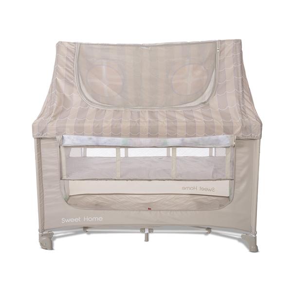 Pătuț Pliabil Lorelli Sweet Home, 2 Nivele, Beige - Beige (3) [ps:e2cfa9f8-b221-43ae-b584-cb1c1a5ba367]