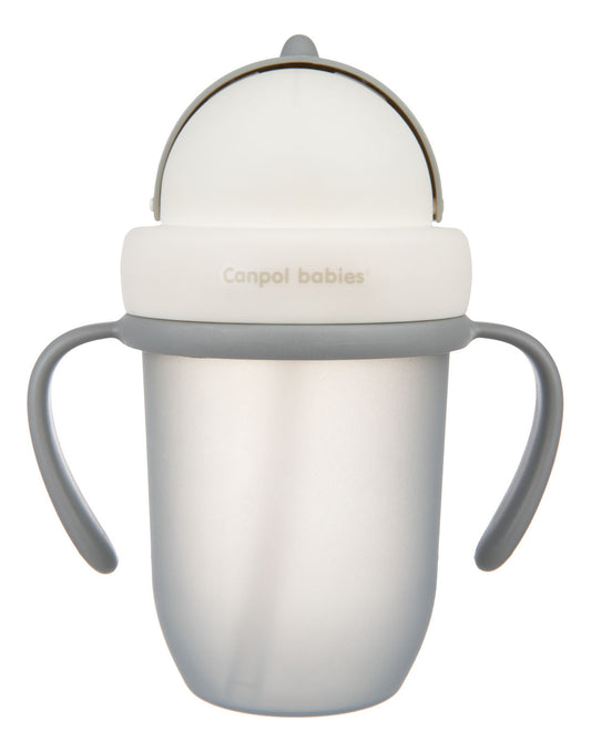 Canpol Babies Cana Cu Pai Din Silicon Flip-Top 210ml Mat [ps:1ecc5f5a-3a96-4ff3-bba6-3ae7144f517e]
