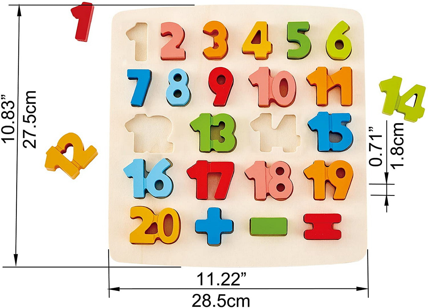 HAPE PUZZLE MATEMATICA CHUNKY - Imagine 4 [ps:318eb773-5983-400f-a7ab-318eb2c164a1]