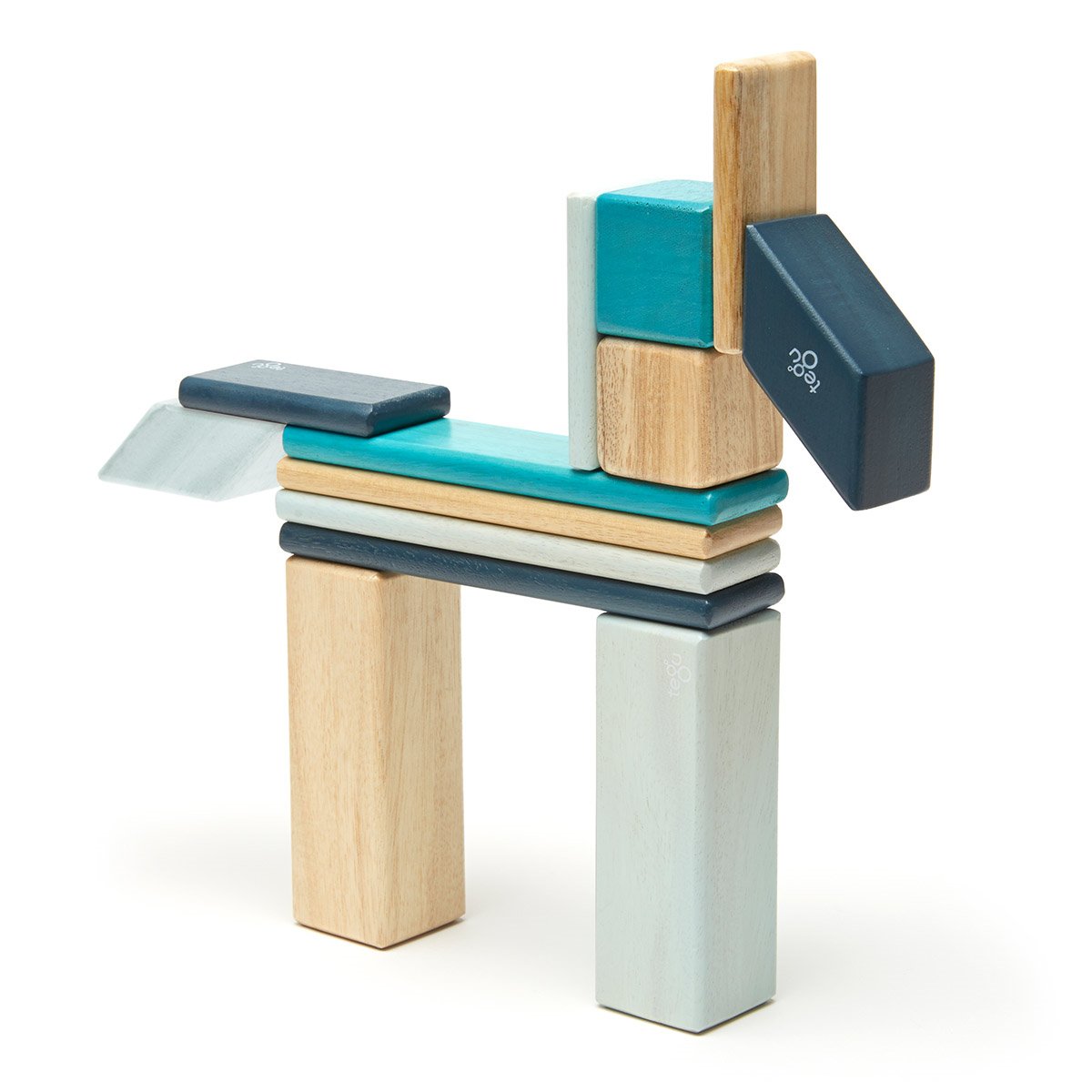 Tegu Blues - Set 14 Piese Lemn Magnetic | Jucărie - Default Title (3) [ps:1cf4cd12-f79b-4c65-bd7a-e06c892c3576]