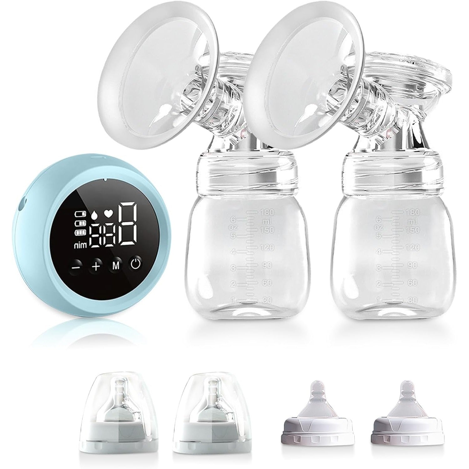 Pompa de San Electrica 2 in 1 Flippy, 9 Viteze, Roz - Albastru Transparent (3) [ps:a8503de1-2ec0-443d-be2d-23128e5bf6de]