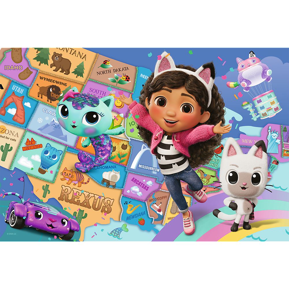 PUZZLE TREFL 100 GABBYS DOLLHOUSE PRIETENIA IN CASA - Imagine 2 [ps:5043eabe-78cc-4699-b44c-1ff7c9cba4a5]