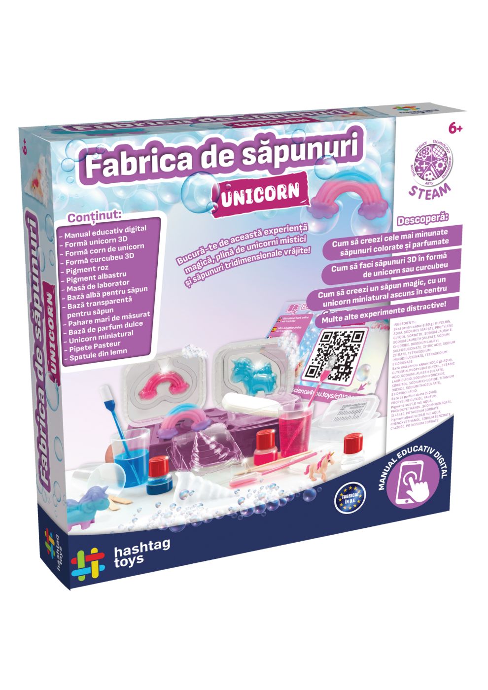 SET FABRICA DE SAPUN UNICORN VIVA TOYS - Imagine 5 [ps:f6f9c022-711f-4f2a-b79e-eb37f426b430]