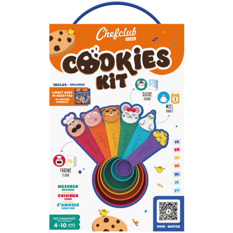 Canile de masurare ingrediente, Cookies Kit, Chefclub Kids [ps:4248c52b-45ba-4c6a-8a32-838cf41de56f]