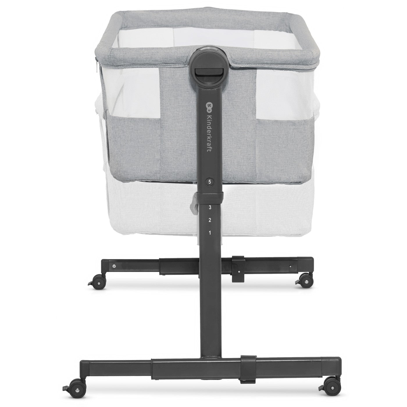 PATUT CO-SLEEPER KINDERKRAFT NESTEE UP 2, GRI DESCHIS - Gri Deschis