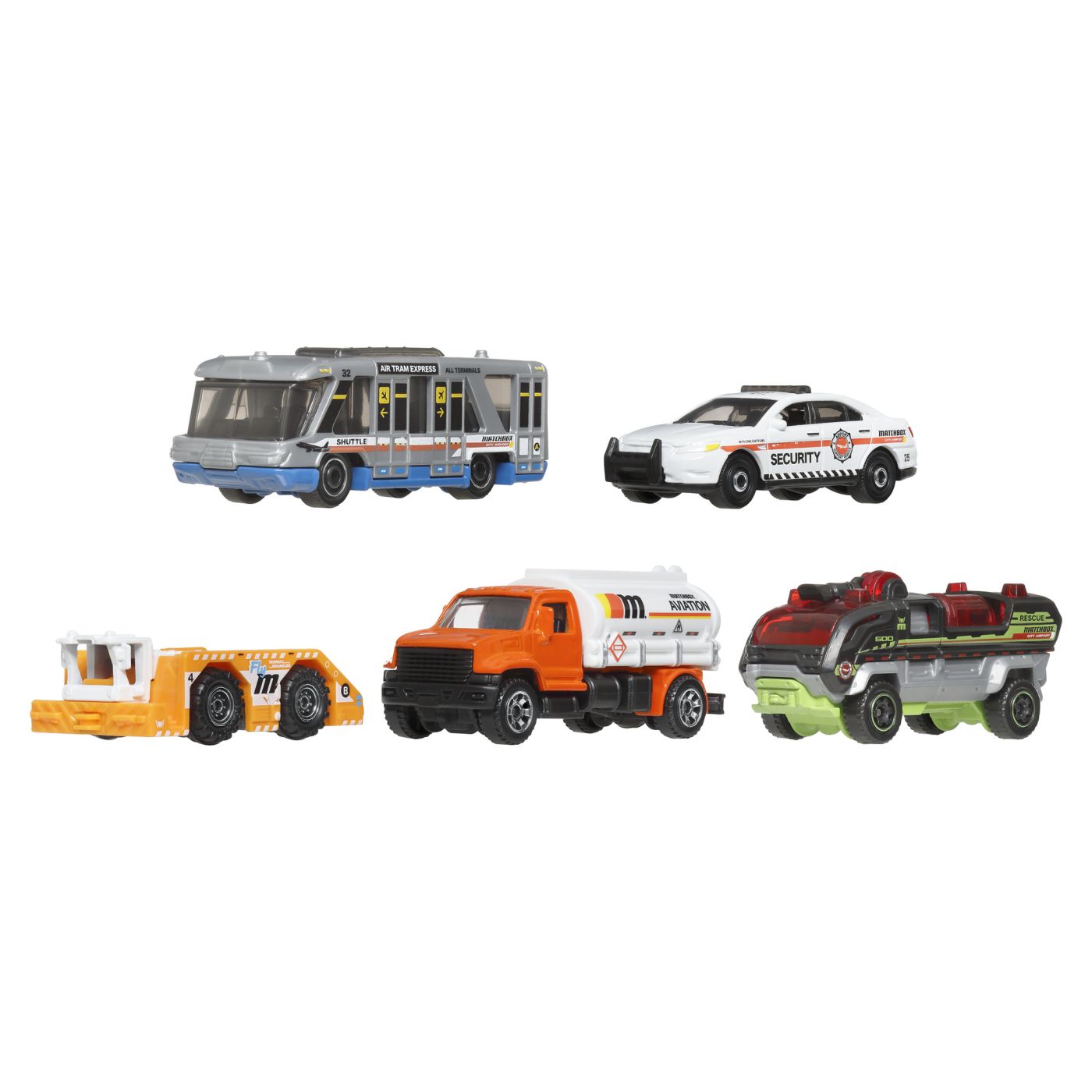 Set 5 Mașinuțe Metalice Matchbox MBX Airport II - Mattel - Default Title (3) [ps:387e72c9-1d05-4c15-a609-52e0019718ff]