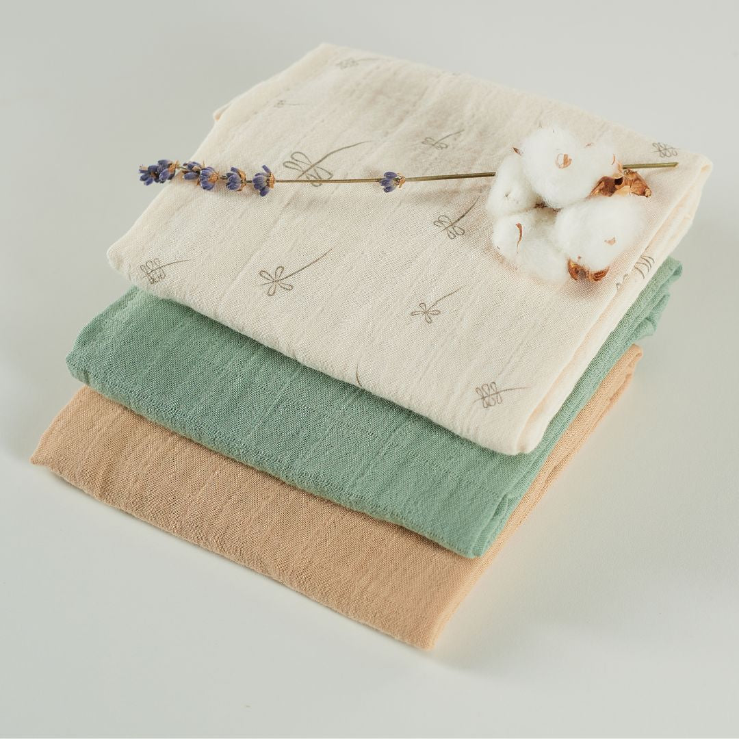 Set 3 Museline Bumbac Organic ONINO HUG.me, 60x60cm, GOTS - Pure Nature (3) [ps:f7e30562-34f0-45ea-a7a6-c9b234c1a7e6]