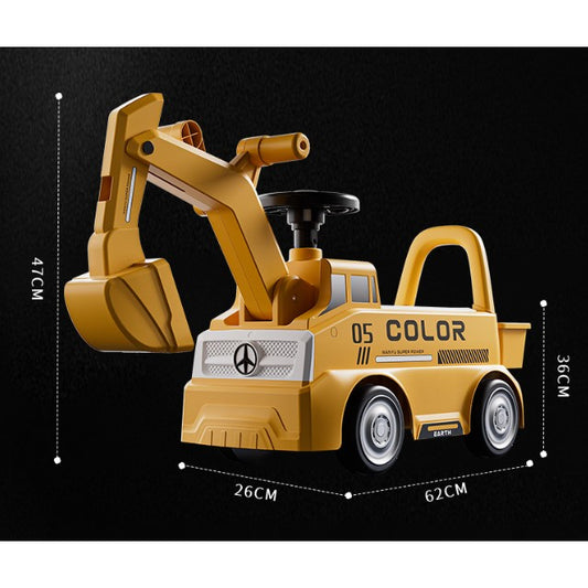 Excavator Manual Flippy pentru Copii, Albastru, 3 ani - Galben (3) [ps:cec7d926-df98-42a1-94b6-b5c7d04cf7e5]