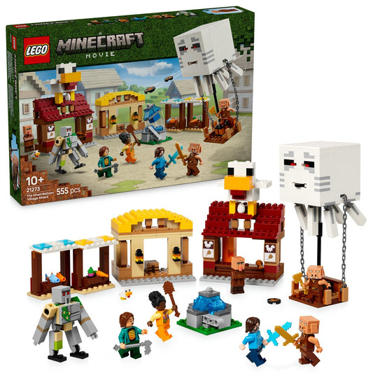LEGO MINECRAFT ATACUL BALOANELOR GHAST ASUPRA SATULUI 21273 - Imagine 9 [ps:6191e93e-d54f-4962-aa69-83cd4587fd4d]