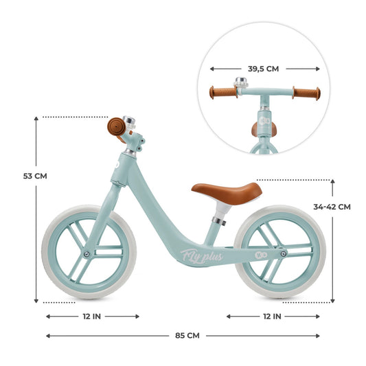 BICICLETA DE ECHILIBRU KINDERKRAFT FLY PLUS, BABY BLUE - Imagine 2 [ps:6fd1d5dc-7e9c-407a-9ef2-16b8ae29bed3]