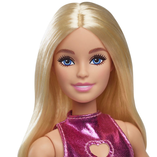 BARBIE PAPUSA BARBIE FASHIONISTAS BLONDA CU ROCHITA ROZ - Imagine 6 [ps:b68e9f22-08d2-4195-8941-6004c7732012]