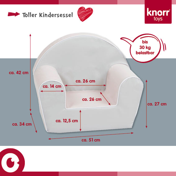 Fotoliu pentru copii, Knorr Toys, matlasat, umplutura din spuma moale, husa bumbac 100% detasabila si lavabila, 51 x 34 x 42 cm, 9 Luni+, Cosy Geo Grey - Imagine 3 [ps:cb6dcae0-c7f9-410c-beea-e6c83e4dc63e]