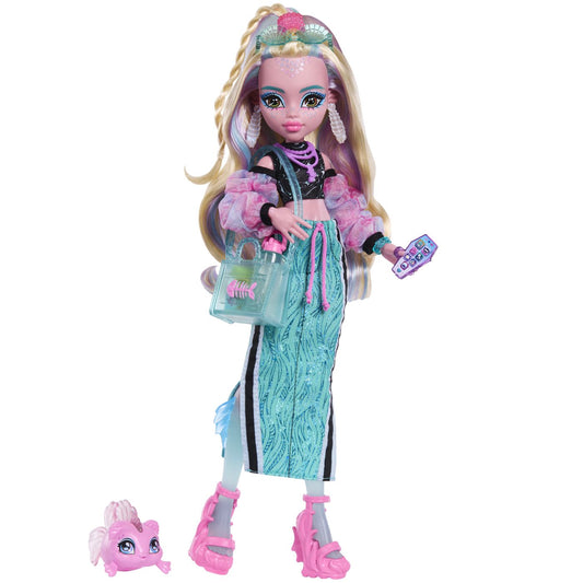 MONSTER HIGH PAPUSA LAGOONA BLUE CU ACCESORII Mattel - Imagine 3