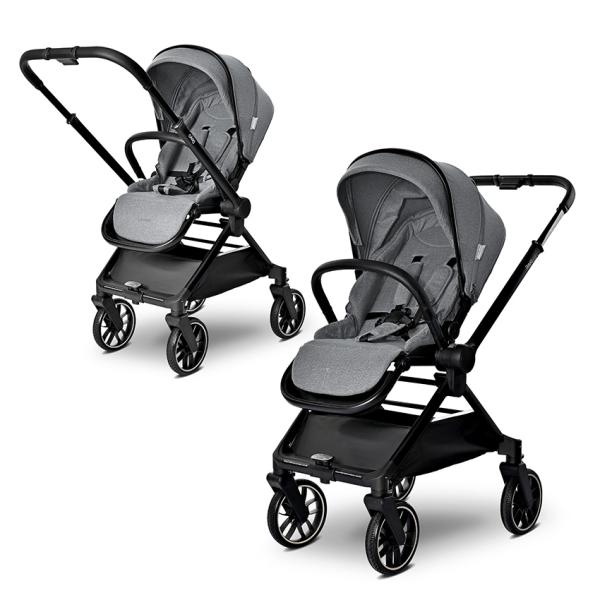 Cărucior Set 2în1 Lorelli Reya, Beige - Până la 22 kg - Grey (3) [ps:9715131b-5db9-4191-a22a-e9ab3fcbe2e1]