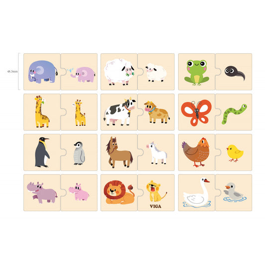 Puzzle Mama si puiul, Viga [ps:c8fc1986-2223-4c12-8da1-aab39167a3c1]