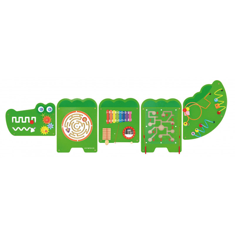Jucarie multifunctionala de perete - crocodil, Viga [ps:d85efce2-99d7-479f-9a8e-da286844bbd7]