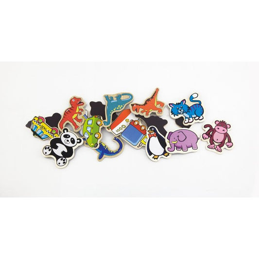 Set animale din lemn magnetice [ps:a9b40e6a-d306-42d1-886b-22d94b3195e0]