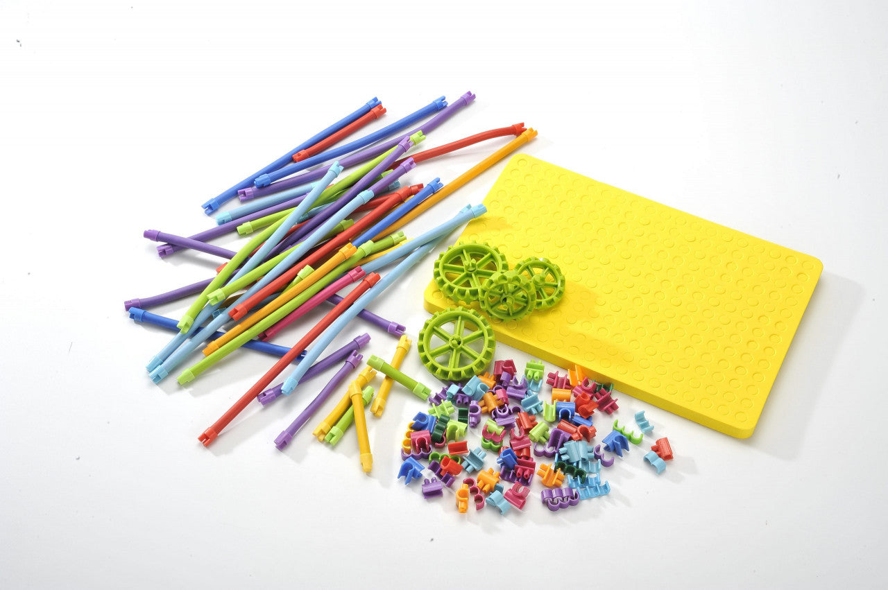 Set de construit cu magnet Spaghetteez 100 piese [ps:bf4060ee-bccd-4515-973c-4b2285289471]