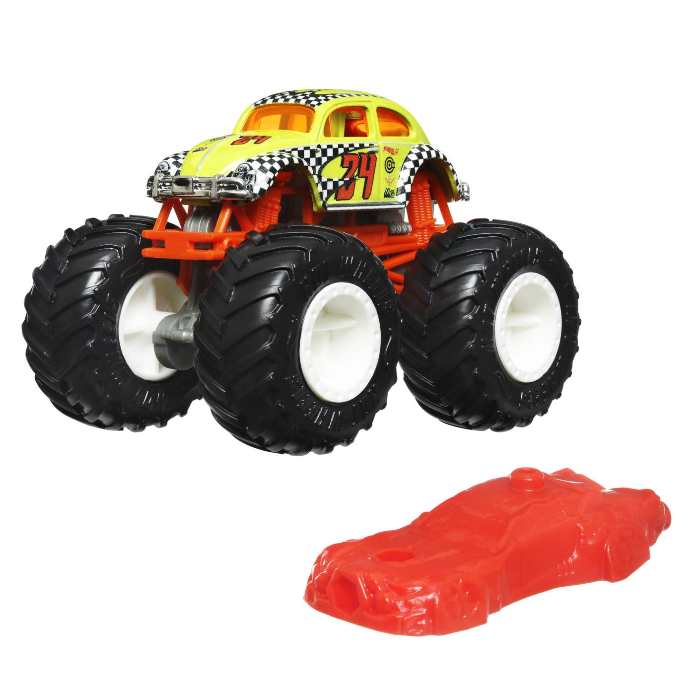 HOT WHEELS MONSTER TRUCK SET 2 MASINI SCARA 1 LA 64 - Volkswagen (3) [ps:ff6f03ec-023f-4c87-9911-065073f2d8dd]
