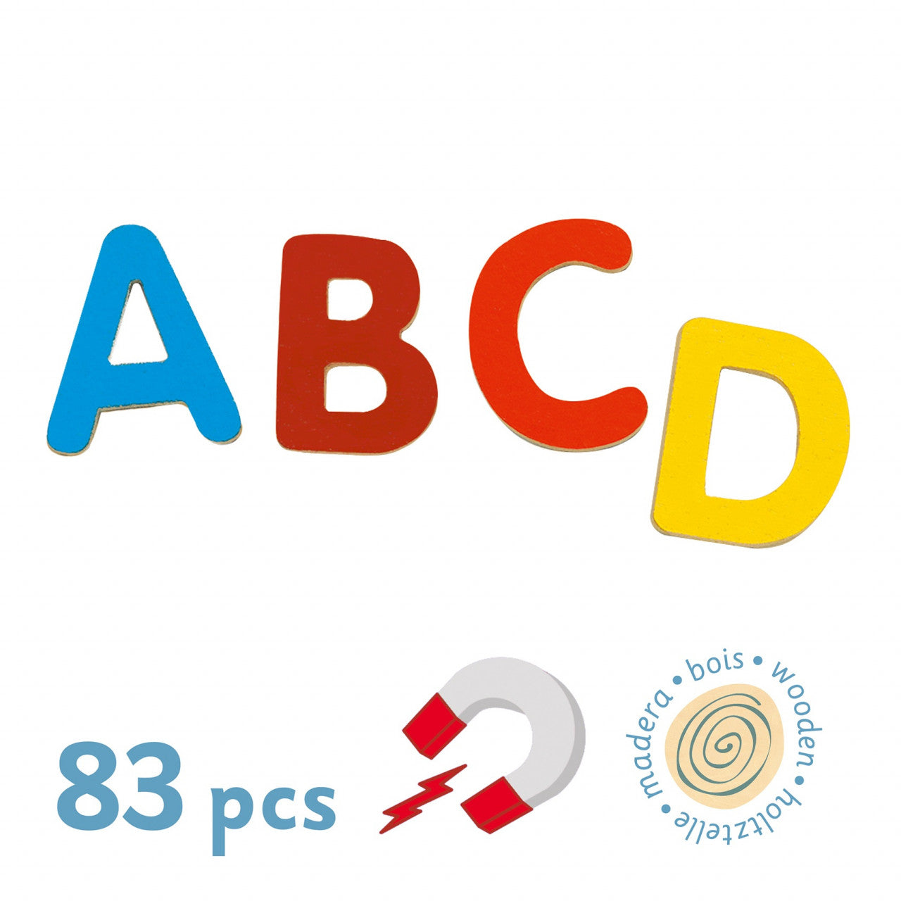 Joc cu magneti 83 Litere colorate, Djeco - Imagine 3 [ps:afbf1e9f-c4d9-4c18-920d-783d08c58b3f]