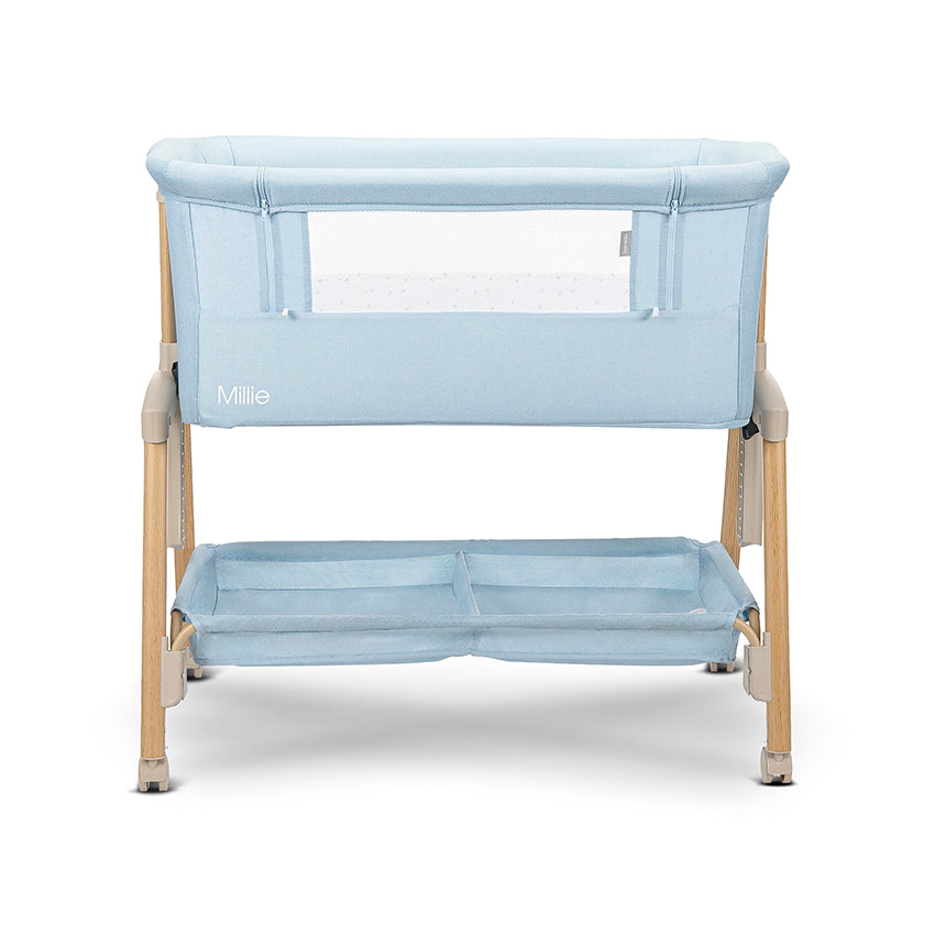 Patut pliabil, co-sleeper, Millie, 0 Luni+, max. 9 kg, inaltime reglabila 7 pozitii, sistem antireflux, plasa de tantari, saltea inclusa [ps:5a141965-3b8c-4fdf-bd89-ac4e1df216de]
