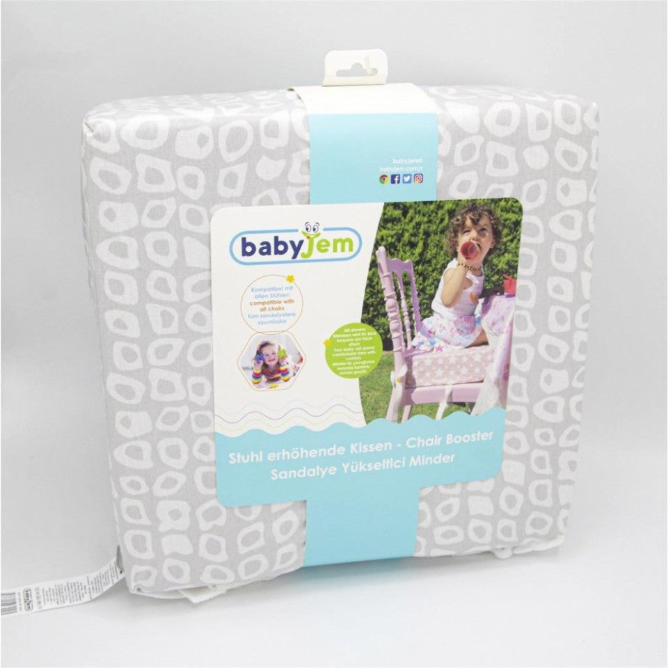 Pernuta inaltator 32x32 cm pentru scaun de masa - Gri