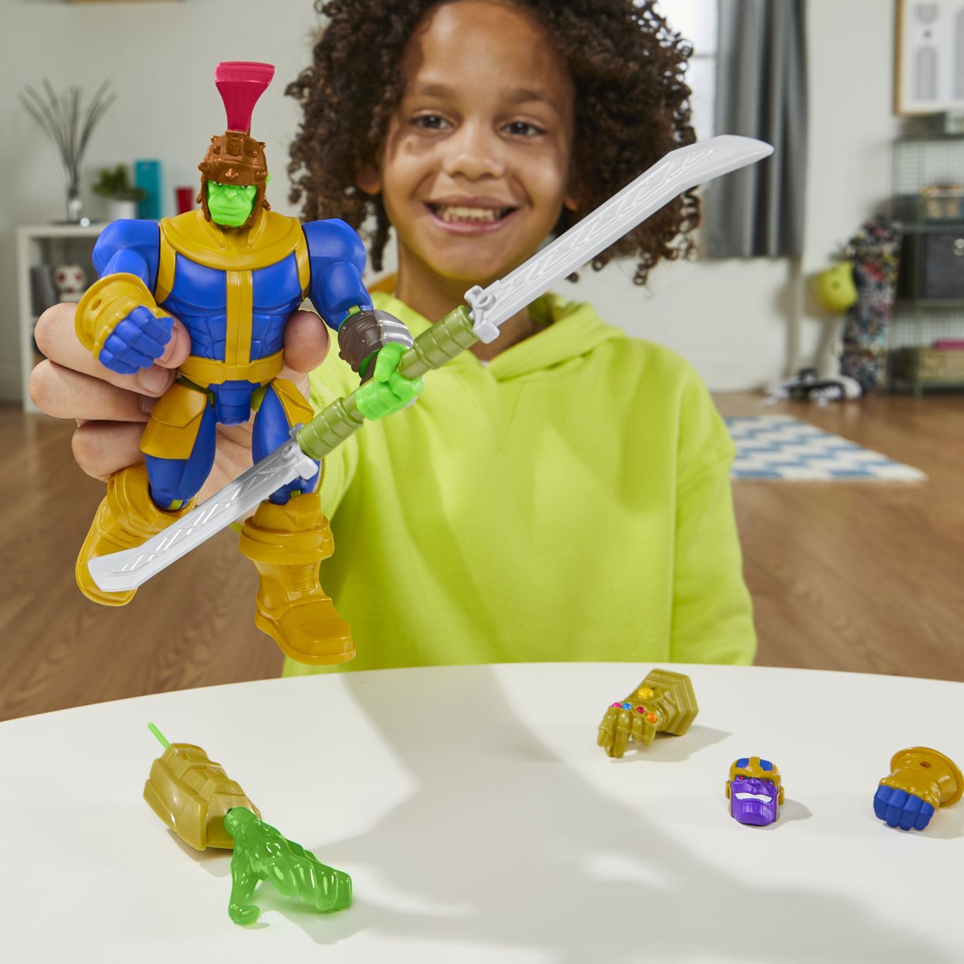 MARVEL AVENGERS MIX MASHERS SET FIGURINA THANOS 12CM SI - Imagine 4 [ps:8ef5cf6f-b752-4986-9703-ea11bb937e1c]