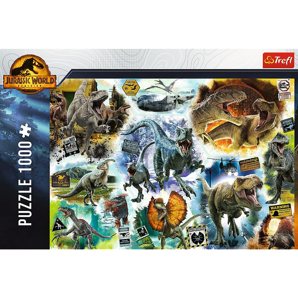 PUZZLE TREFL 1000 JURASSIC WORLD PE URMELE DINOZAURILOR - Imagine 3 [ps:e55106f5-b915-4318-b7fc-5a7f7df23eea]