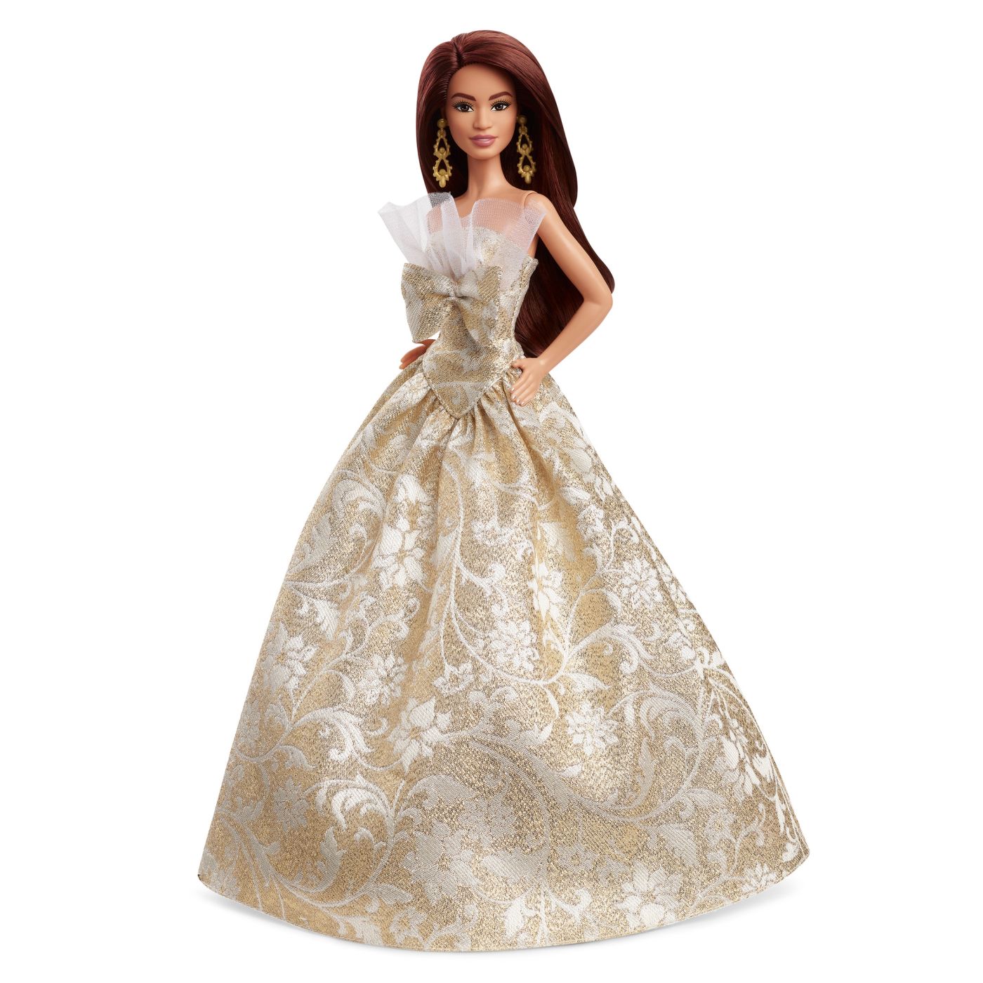 BARBIE SIGNATURE PAPUSA BARBIE BRUNETA DE SARBATORI 2025 - Imagine 3