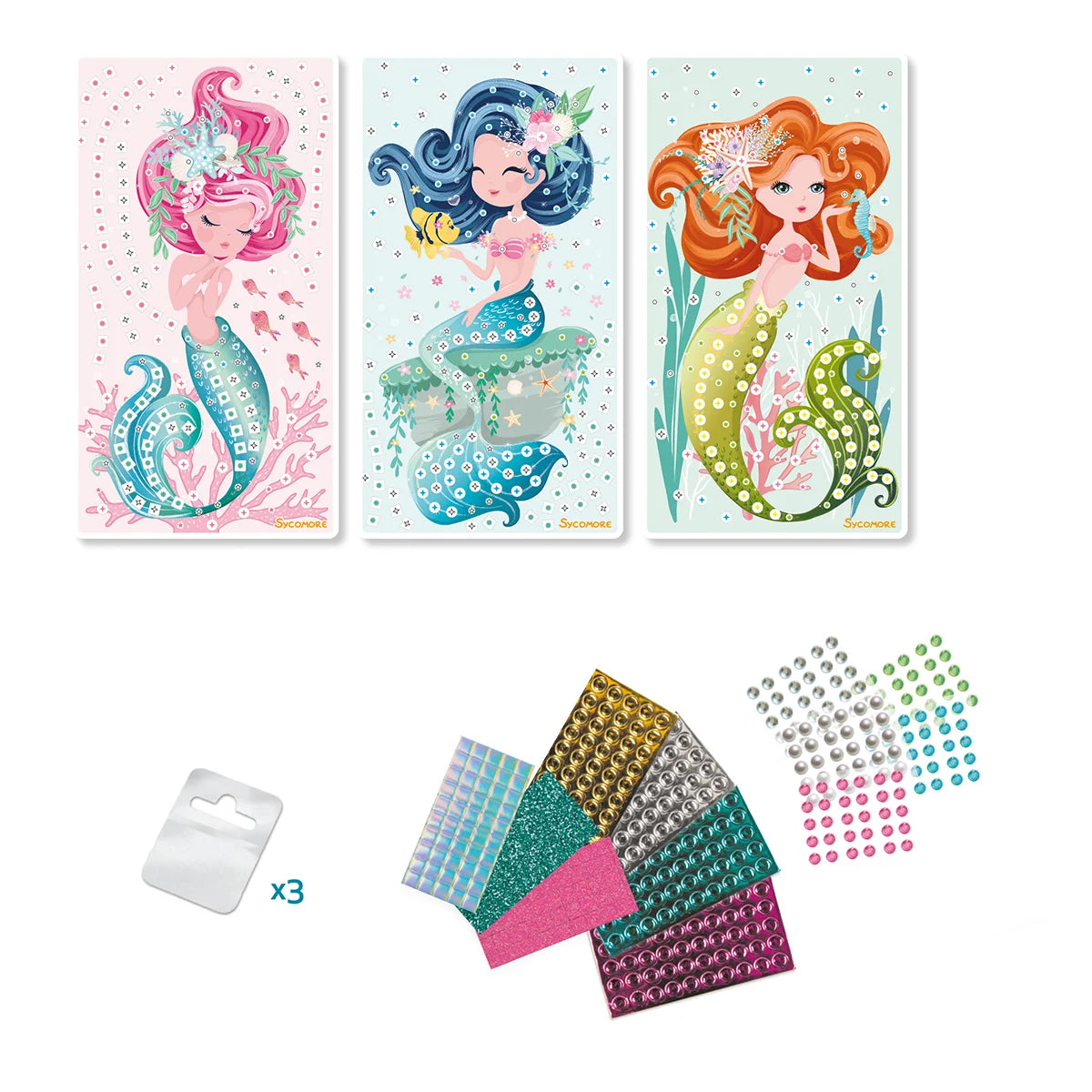 Set Creativ Mozaic Sirene Sycomore - Jucărie Creativă - Default Title (3) [ps:4e9513d9-ef17-4c11-a8c7-fae313bbd55c]