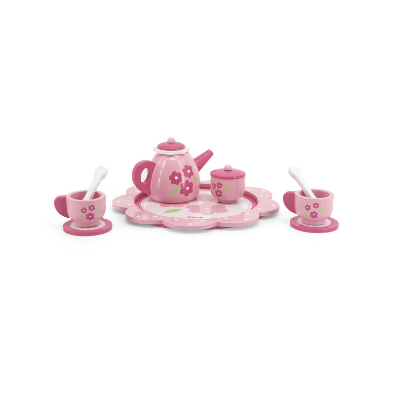 Set pentru ceai, din lemn, Viga [ps:29261110-3dcc-4341-83df-83dece01be19]