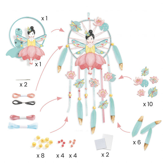 Joc creativ DIY Dreamcatcher Zana Lotus, Djeco - Imagine 3 [ps:abcfef8a-ebef-42e6-b33a-63438d239e6f]
