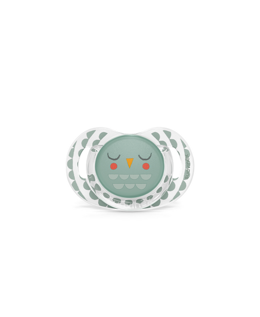 Suzetă anatomică SX Pro din silicon Premium +18m Bufniță mentă Bonhomia [ps:74c2b5cd-2876-45a7-abfd-2148fc5ad9f3]