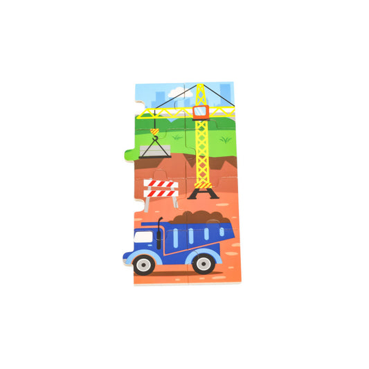 Puzzle Vehicule pentru constructii, 24 piese, Viga [ps:570963ee-c730-4580-ac50-06bf30a137aa]