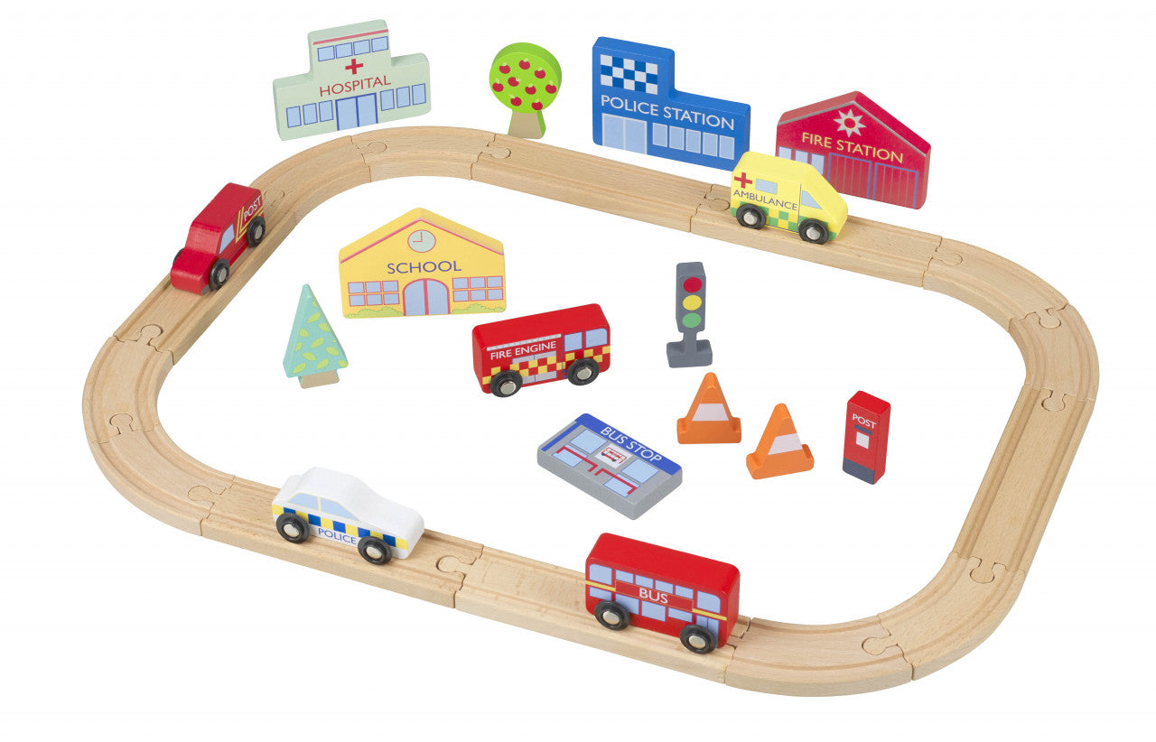 Circuit cu vehicule utilitare, Orange Tree Toys - Imagine 2 [ps:6f3d26a8-4820-4e6e-a0f7-f18b51d5a9c1]