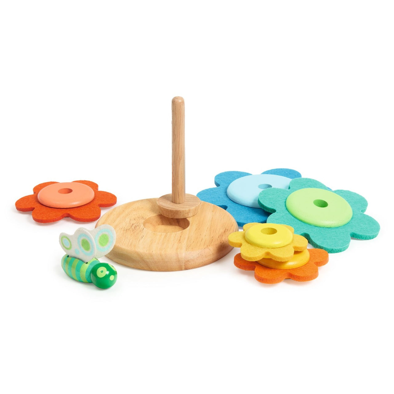 Jucarie Montessori Turn flori si fluture, Djeco - Imagine 2 [ps:8f659c48-3f29-47dd-bcde-cb429d42cdc4]