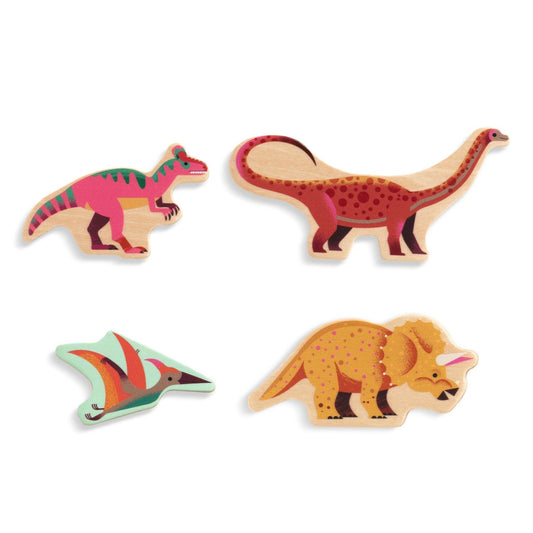 Puzzle lemn Dinozauri, Djeco - Imagine 3