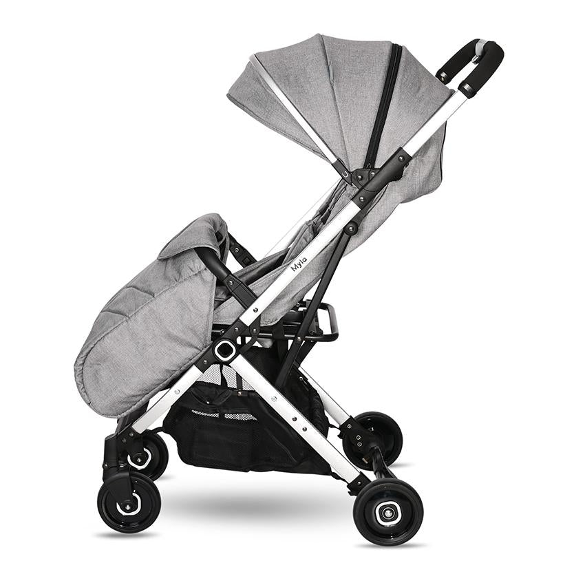 Cărucior Lorelli Myla, 0 luni - 3 ani, Flori Tropicale - gri (3) [ps:05b1b782-4e1d-4be9-a7a6-73df0bba4c96]
