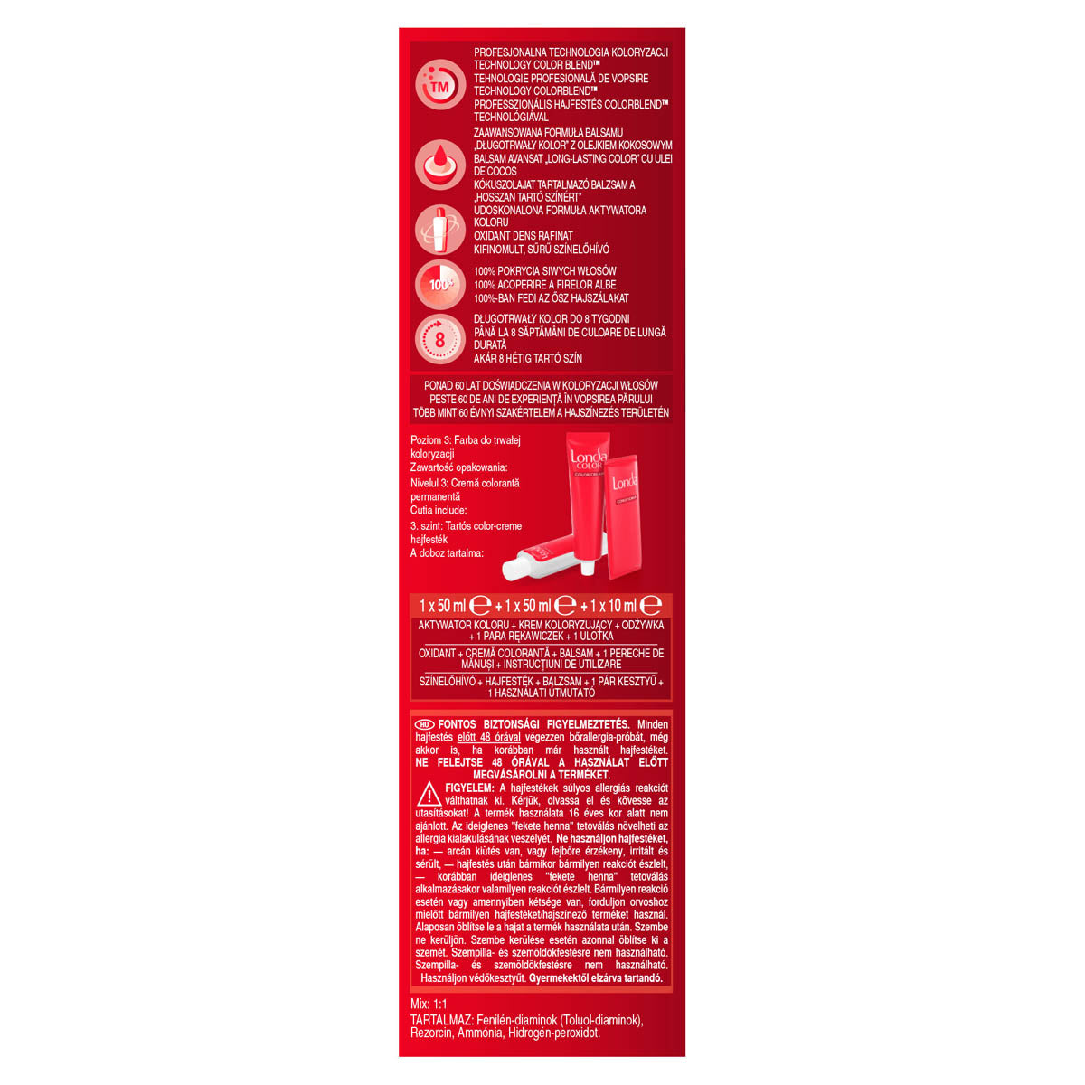 LONDA Color, vopsea de par, nuanta negru albastrui, nr 2/8 - 3 [ps:c850751c-93fb-4928-a9a6-7e5af34db395]