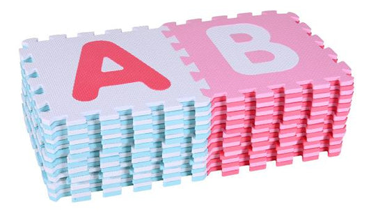 Covoraș Puzzle Knorr Toys, 180x180 cm, Cifre și Litere, Roz - Default Title (3) [ps:833bb0a2-0a56-4d39-acc4-4c031002026a]