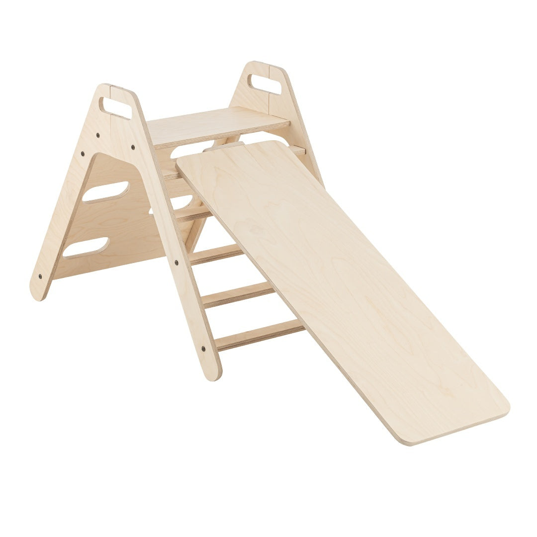 Set de cățărat Montessori cu tobogan Pikko, MamaToyz - Imagine 2 [ps:8bf1d0e8-87a2-464b-a1f8-e7782b38f90a]
