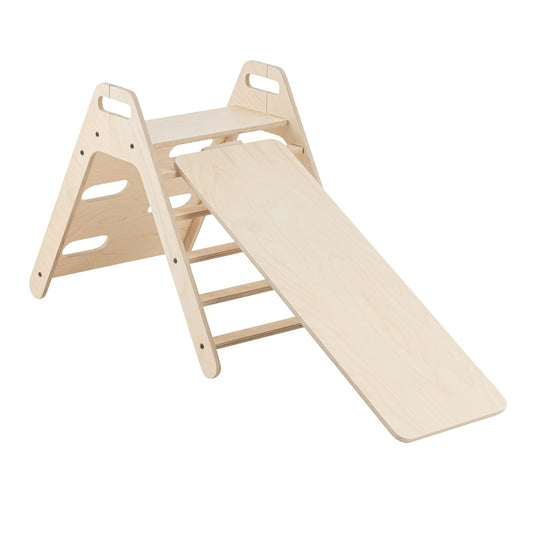 Set de cățărat Montessori cu tobogan Pikko, MamaToyz - Imagine 2 [ps:8bf1d0e8-87a2-464b-a1f8-e7782b38f90a]