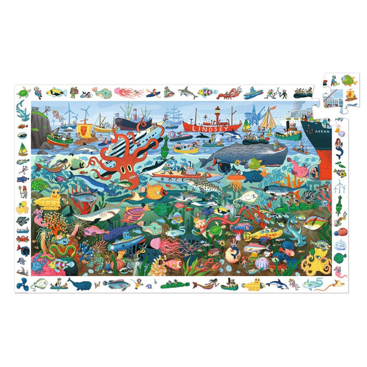 Puzzle Observație Secretele marii, Djeco - Imagine 2 [ps:190c5cf2-deac-4401-b87b-03f7133b0d2d]