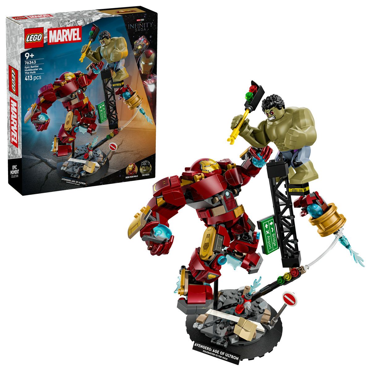 LEGO MARVEL BATALIE MEMORABILA HULKBUSTER VS HULK 76343 - Imagine 6 [ps:2401b1a1-ccd6-4663-9d13-d0ce64505f39]