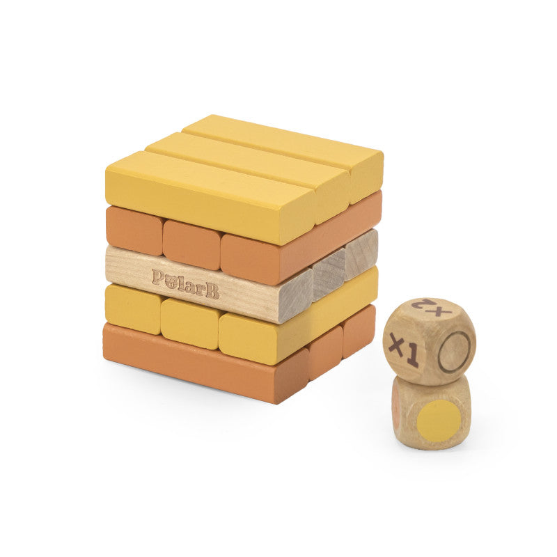 Joc Jenga in culori calde, PolarB Viga [ps:6dad11ba-01b4-44d2-83fb-5fe0810f100d]