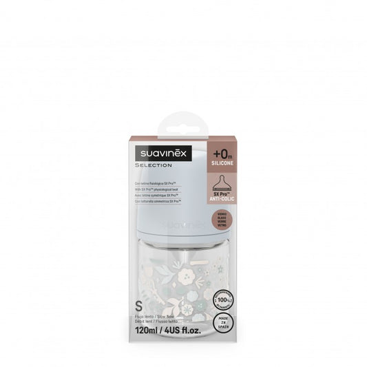 WONDERLAND BIBERON DE STICLĂ 120ML SXPRO DEBIT LENT LIBERTY ALBASTRU [ps:d906aa4d-9871-4a91-81b0-6771130ce771]