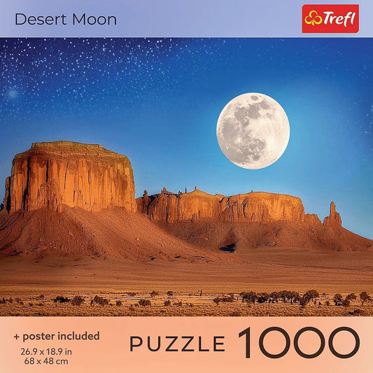 PUZZLE TREFL 1000 COLECTIA SUA LUNA IN DESERT POSTER INCLUS - Imagine 3 [ps:0c72956b-2a96-4df2-9265-327009884267]